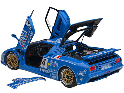 BUGATTI EB110 #34 24 HOURS OF LE MANS (1994) 1/18 MODEL CAR BY