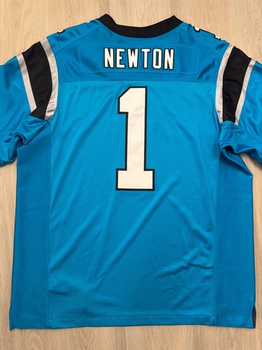 Authentic Nike On Field Elite Cam Newton Carolina Panthers NFL Jersey 52 Men 2XL - Picture 14 of 22