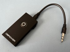DBPOWER 2 in 1 Bluetooth Transmitter  Receiver w/ 3.5mm Output  Button Switch