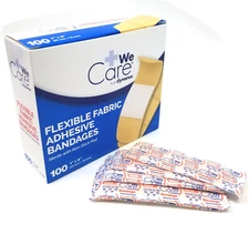 Dynarex Sterile Fabric Bandages 1"X3" Latex Free #3612 Box of 100 Band Aids
