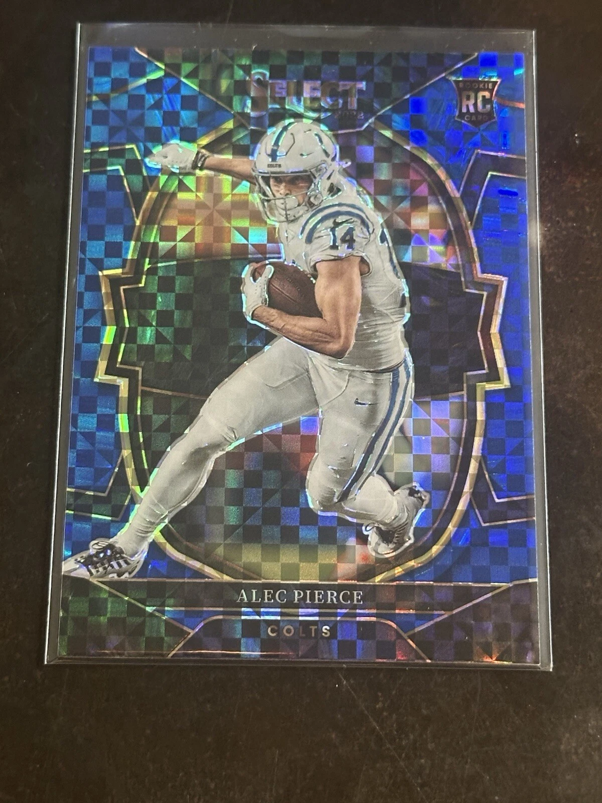 2022 Select Alec Pierce Concourse Blue Checker RC /199 Colts