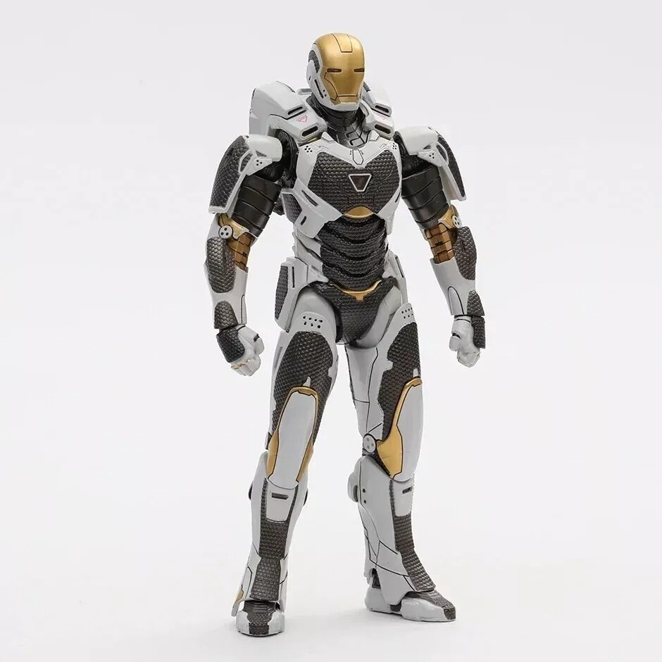 ZD TOYS IRON MAN MK 39 Marvel Avengers 7" Action Figure Toys 10th  year Limited