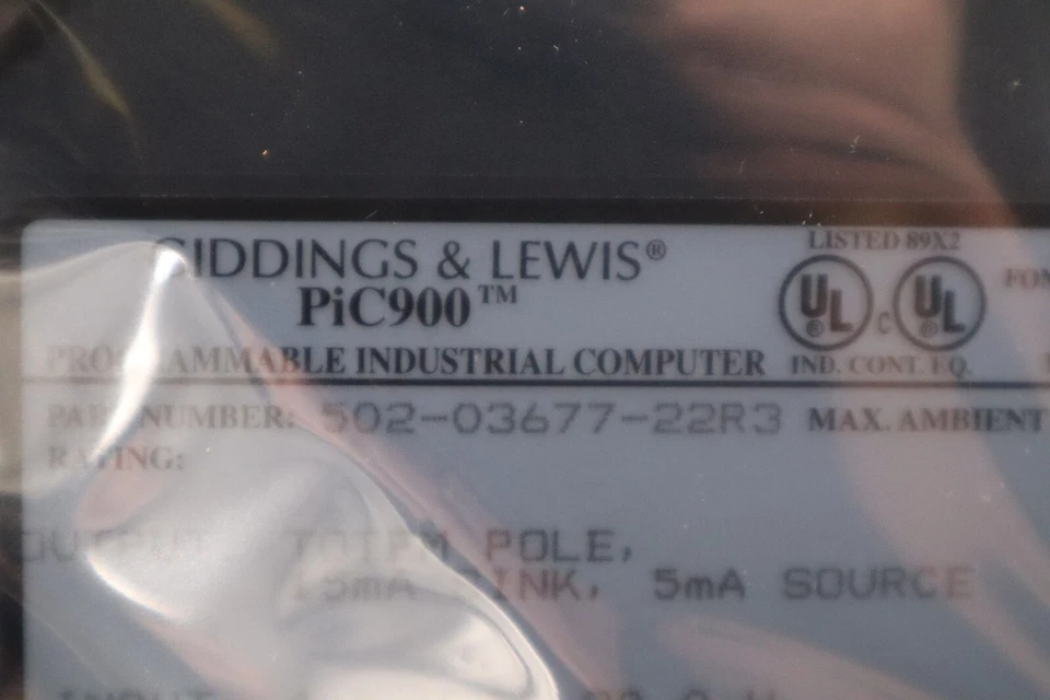 NEW Giddings & Lewis 502-03677-22R3 PiC900 Stepper Module STOCK 3801A - Image 3 of 4