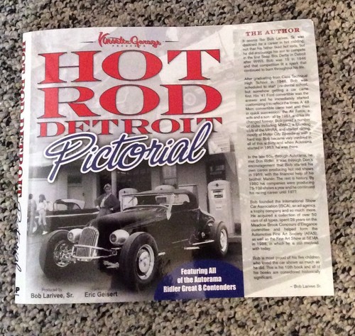 Hot Rod Detroit Pictorial Book NEW - Picture 2 of 5