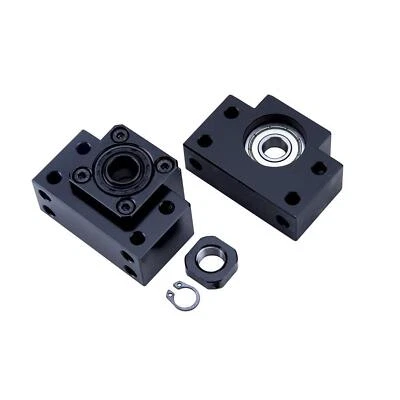 COAVOO Bk20 Bf20 Bearing End Blocks For Ballscrew 25mm Linear Motion Cnc Ball Screw Sfu