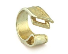Adjustable Ring Raw Brass 18.5mm 8.5US inner size 3267 ring28