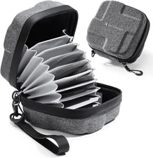 K&F Concept 10 in 1 Lens Filter Case, Hard Shell Camera Filter Pouch Up to 95mm