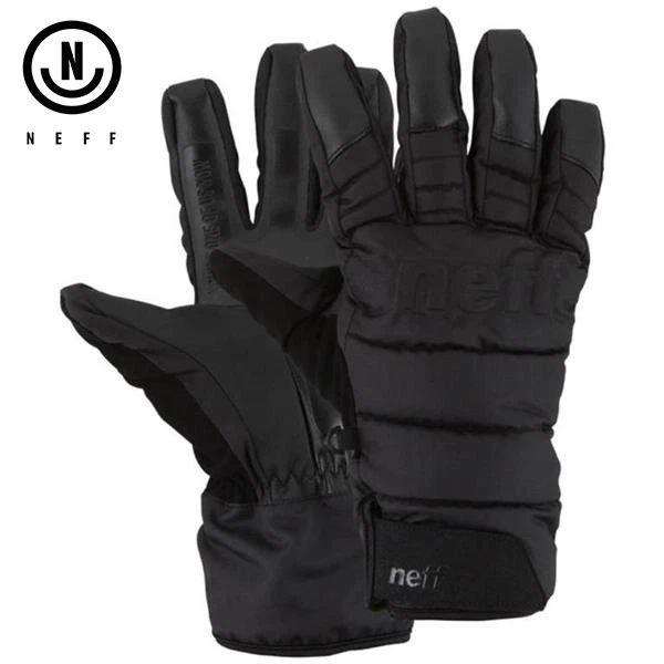 Neff Digger Insulated 2x PU coated NTX Ski Snowboard Gloves Black L