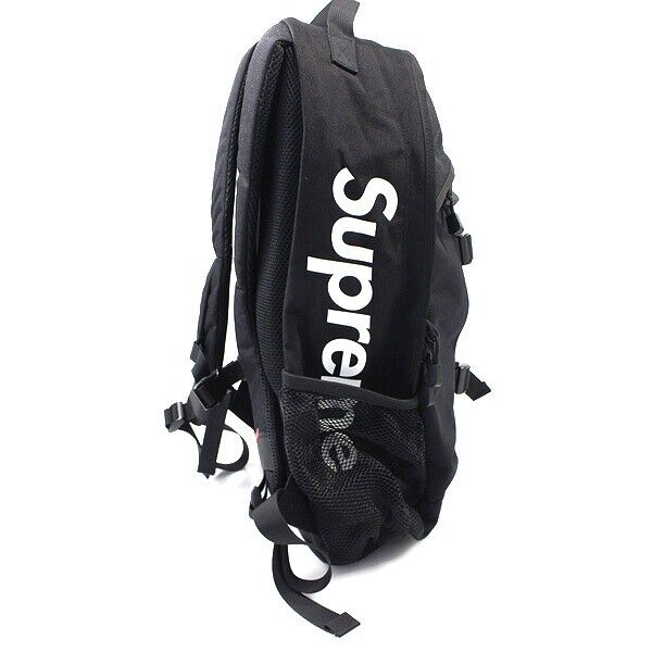 Supreme SS14 Logo Backpack black DEADSTOCK w/ RECEIPT 2014 Supreme SS14 Logo Backpack black DEADSTOCK w/ RECEIPT 2014
