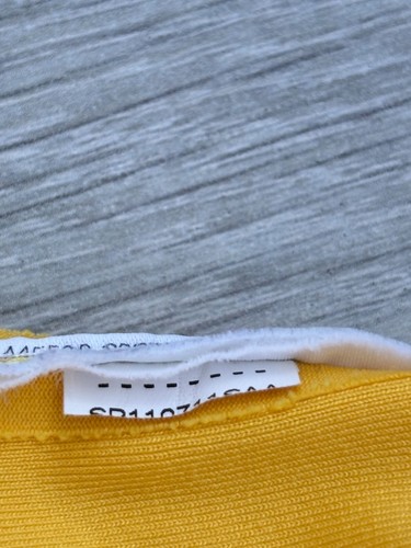 Nike Roger Federer RF 2011 Indian Wells Tennis Polo Shirt Jersey Yellow Size L - Picture 9 of 9