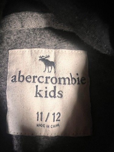 Abercrombie & Fitch Kids Hoodie Sweatshirt Youth 11/12 Ombre Fleece Pullover - Picture 5 of 8