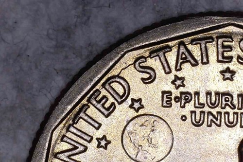 Moneda de un dólar 1979 P Susan B Anthony troquel grieta error inverso - Imagen 1 de 8