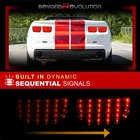 For 2010-2013 Camaro Replacement LED Brake Stop Tail Lights Signal Lamps Set Red