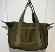 Quince Olive Green All-Day Neoprene Overnight Weekend Duffle Bag