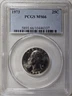 1973-P 25C PCGS MS66 - Clad Washington