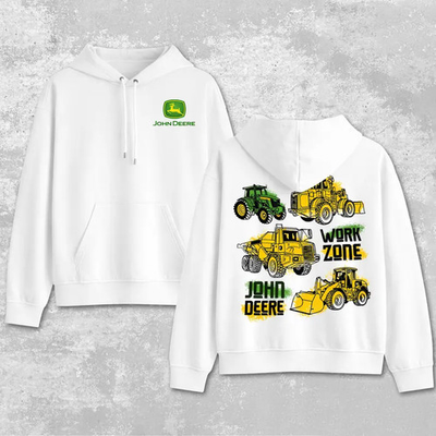 #ad #ad Vintage John Deere Construction Work Zone T Shirt – Retro John Deere Agricultura $21.61