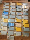 VTG 80s GI Joe File Cards Lot Of 37 Mixed Conditions Cobra ARAH RARE