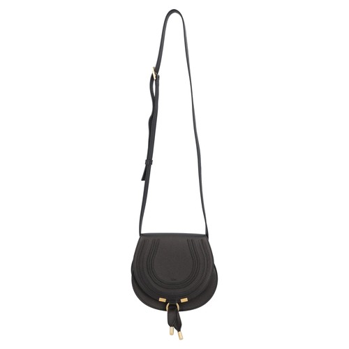 Chloé Marcie Small Saddle Bag Women Black One Size