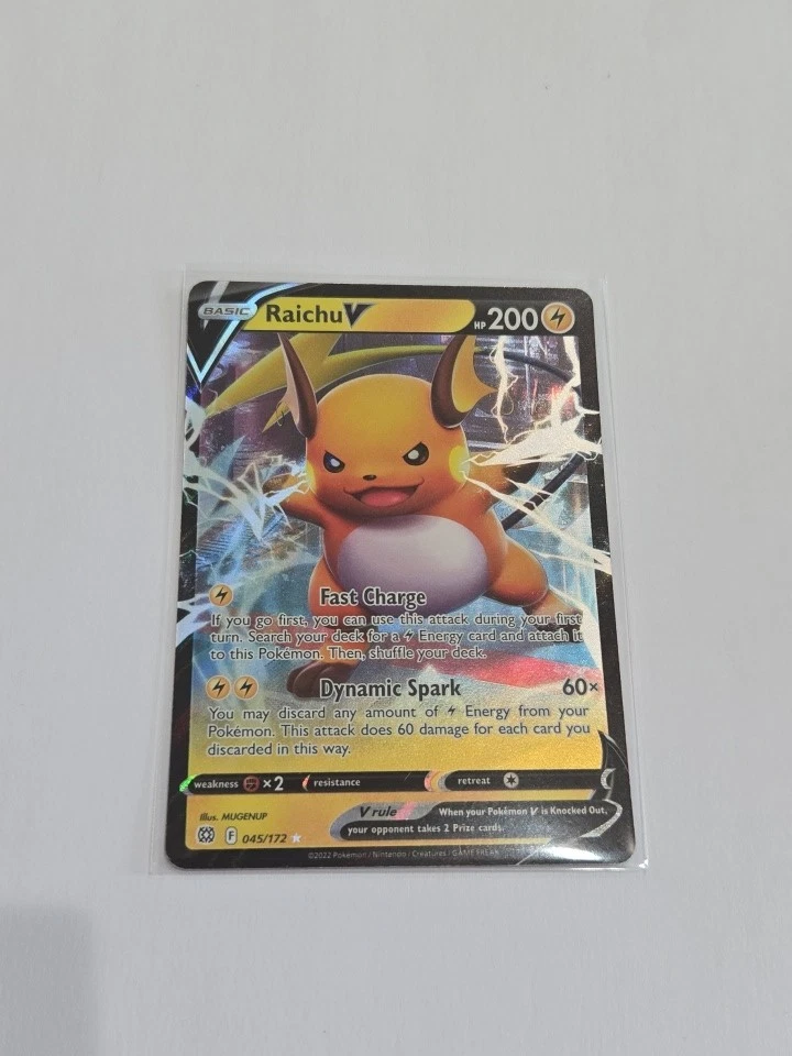 giratina pokemon card v star Raichu V (Full Art) (158/172) (SWSH09) – Poke Gems MTL