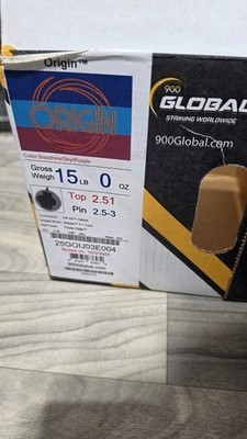 900 Global Origin Bowling Ball 1st Quality | 15 Pounds | 2.5-3