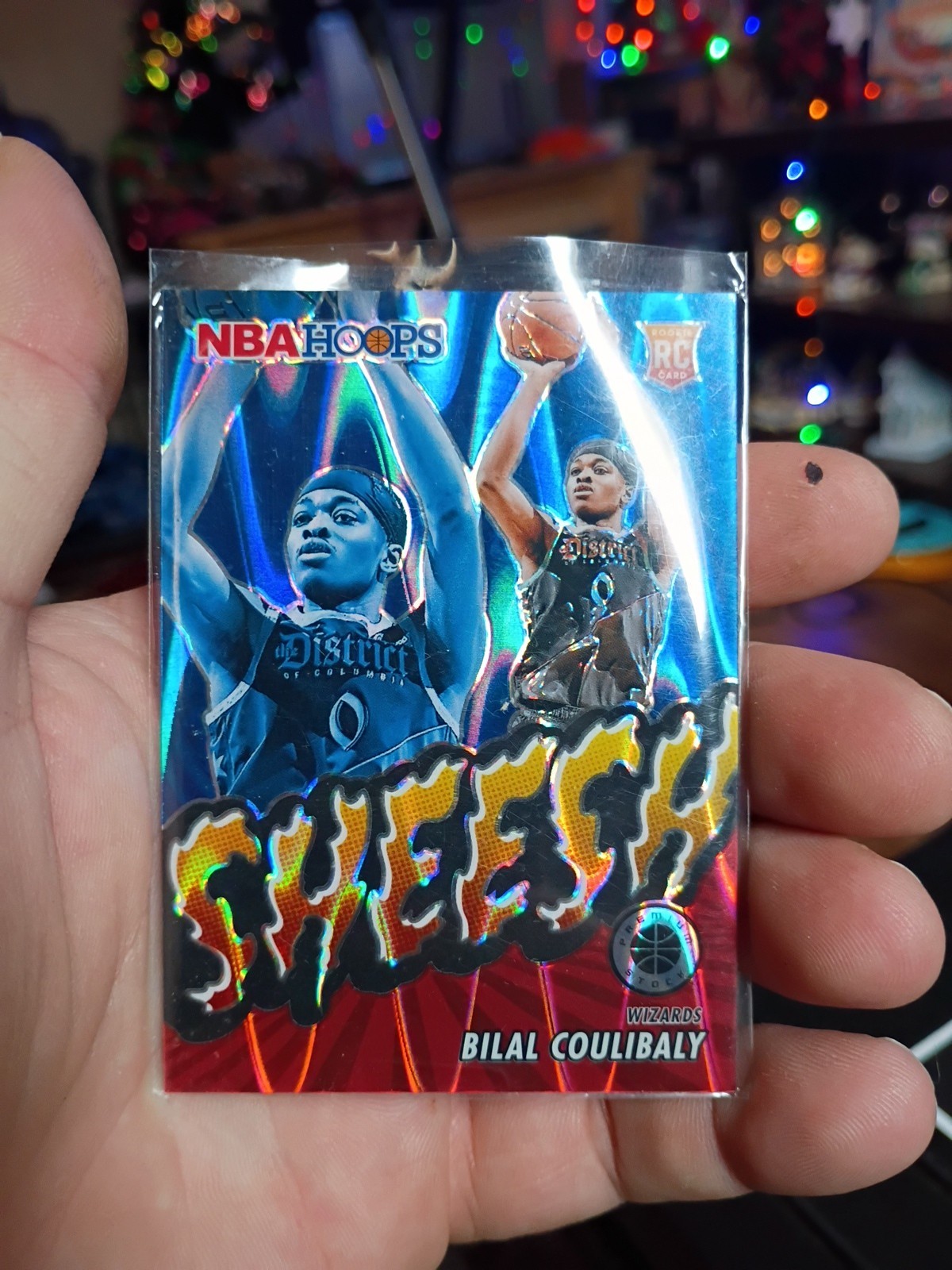 2023-24 Panini NBA Hoops Premium Stock - Sheesh Red Ice (RC) Bilal Coulibaly /99