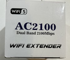 2025 AC2100 Dual-Band WiFi Extender with Gigabit Ethernet, 12888 Sq Ft Coverage