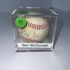 Ben McDonald Autographed Signed Official American League Baseball LSU MLB