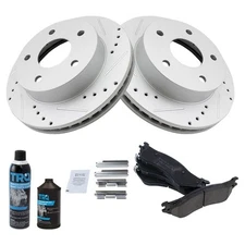 TRQ BKA15720 Brake Kit For Dodge Ram 1500 2000-2001 Front F75Z2001AA