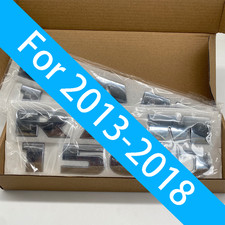 2pcs Set Front Door Emblems Letters Badges Fits For 2013-2018 Chrome Silver 2pcs Set Front Door Emblems Letters Badges Fits For 2013-2018 Chrome Silver