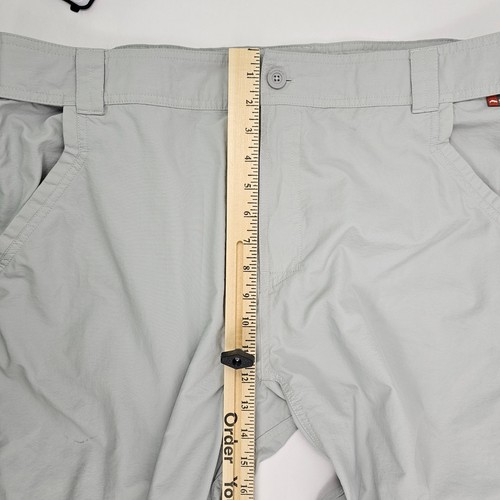 SIMMS Mens Superlight Fishing Pants Cinder XXL Roll Up Leg 100% Nylon 40x30 Read - Picture 5 of 11
