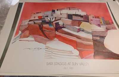 Sari Staggs At Sun Valley Gallery Exhibition Poster 24''x28''
