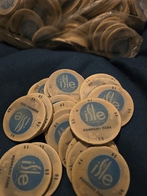 1,000 Isle $1. Casino Chips Pompano Park