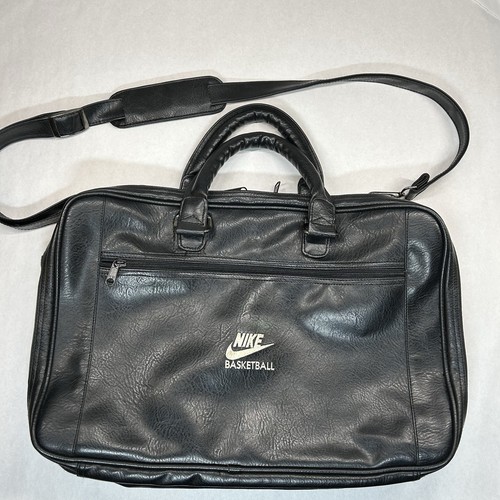 Nike Basketball Leather Coach Playbook Briefcase Bag (17 x 11.5 x 4) Laptop
