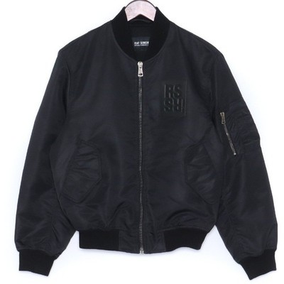 Used 2023 SS Raf Simons Bomber Jacket Jumper Blouson Mens Size 34 Black