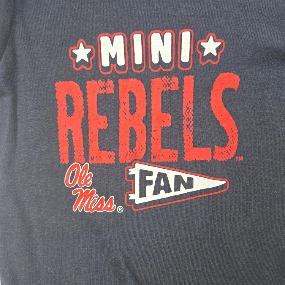 Champion Baby "Mini Rebels Ole Miss Fan" Bodysuit Onepiece 6-9M - Image 3 of 4