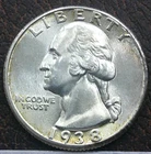 US 1938 Washington Quarter **