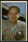 1953 Bowman Color #28 Forrest "Smoky" Burgess GD/VG