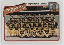 1980 Topps Team Checklist Pittsburgh Pirates Team Chuck Tanner #551 2d4