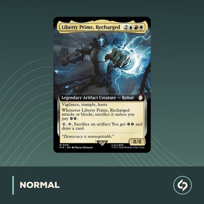 MTG | Liberty Prime, Recharged | FALLOUT | NM | EN | EXTENDED ART