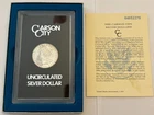 1884-CC UNCIRCULATED SILVER DOLLAR IN GSA HOLDER & COA