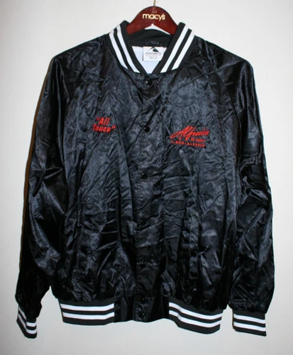Mens Freddie Gibbs Alfredo's We Deliver All Sauce Food Delivery Jacket Black XL - product listing photo