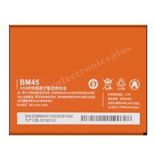 For Xiaomi Note 2 Premium Edition Replacement Battery BM45