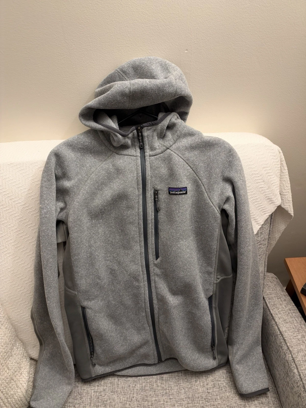 Patagonia Performance Better Sweater Hoodie Full Zip Men’s Medium Gray Fleece - product detail image 1