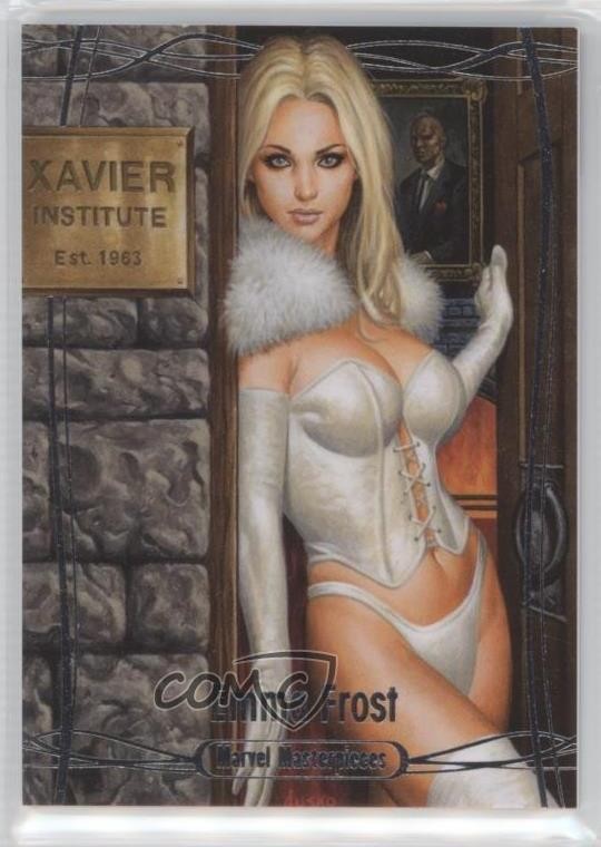 2016 Upper Deck Marvel Masterpieces 1459/1999 Level 1 Emma Frost #35 09uj