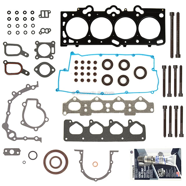 Juego completo de juntas Fit 08-12 Hyundai Elantra Kia Sportage 2,0 L DOHC + pernos de cabeza G4GF Foto 3 de 4