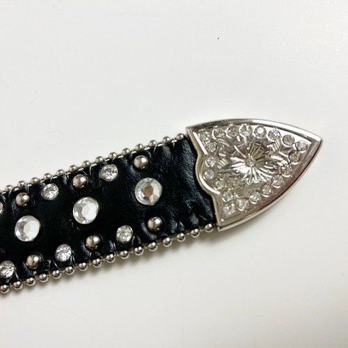 West Star Belt Girls S-M Western Rodeo Embellished Rhinestone Longhorn - Picture 4 of 7