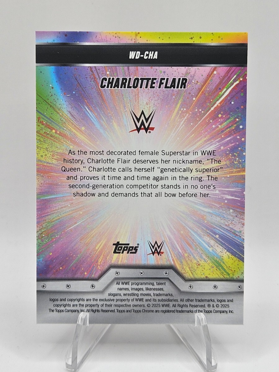 シャーロット・フレアー　直筆サインカード　/50 charlotte flair シャーロット・フレアー 直筆サインカード /50 charlotte flair