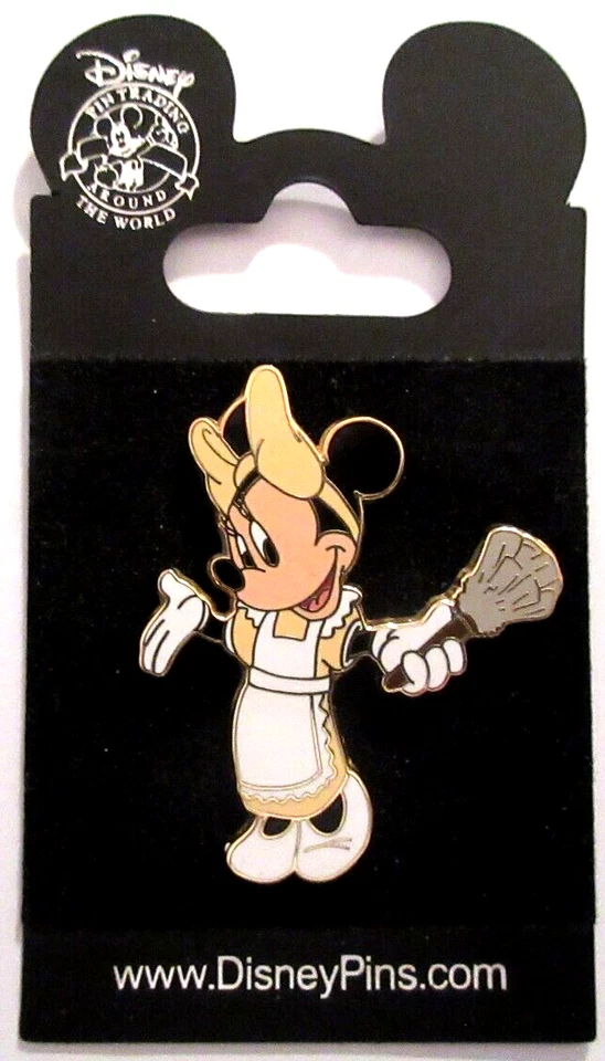 PIN EXCLUSIVO FUNDIDO WDW 2006 - MINNIE MOUSE COMO AMA DE LLAVES CON UNIFORME #49445 Foto 2 de 3