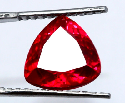 8.80 Ct Natural Red Ruby Trillion Certified Burma Pigeon Blood Loose Gemstone