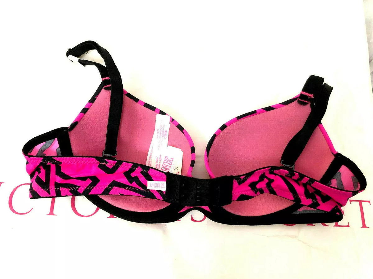 Buy Victoria's Secret PINK Black Smooth Non Wired Push Up Smooth T